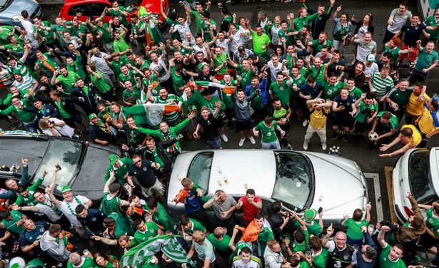 The Green Army on the move...